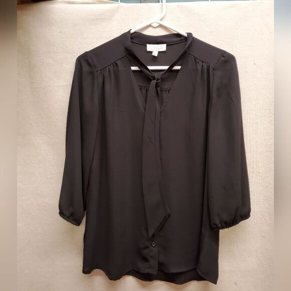 Soulmates Dressy Black Top in Size M - Picture 1 of 3